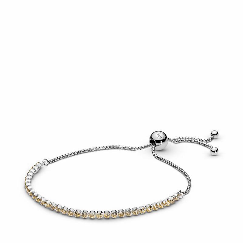 Pandora Golden Sparkling Strand Bracelet Silver Egypt CE1206743